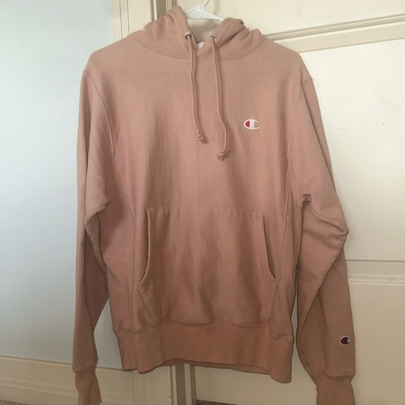 Champion Reverse Weave Pink Hoodie Sweatshirt, size small - Picture 1 of 3